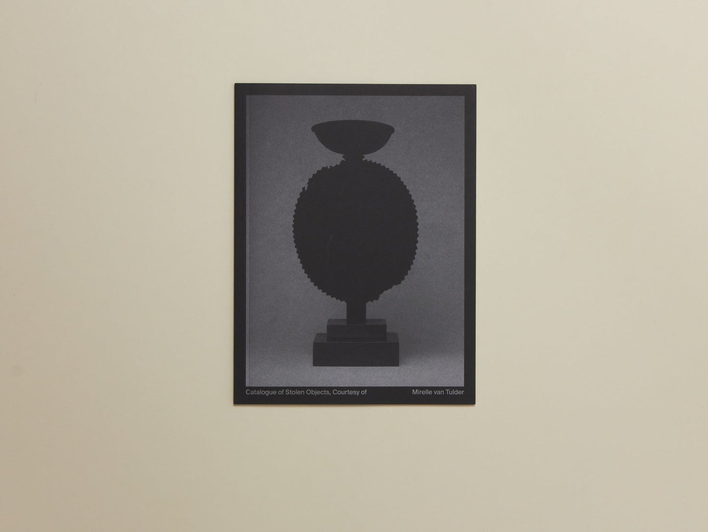 Catalog of Stolen Objects, Courtesy of